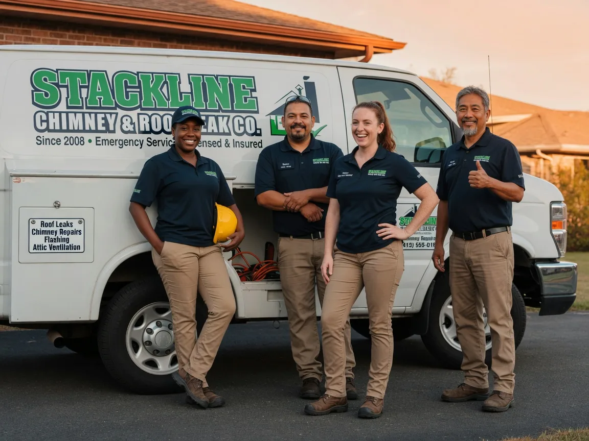 Chimney flashing repair company in Neville, OH